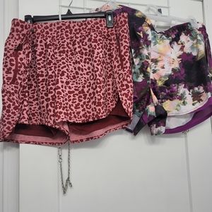 2 Pair Running Shorts NWT